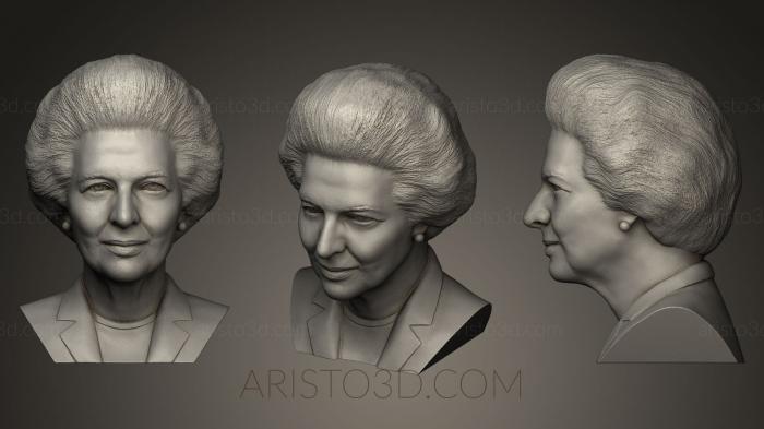 Busts and bas-reliefs of famous people (BUSTC_0402) 3D model for CNC machine